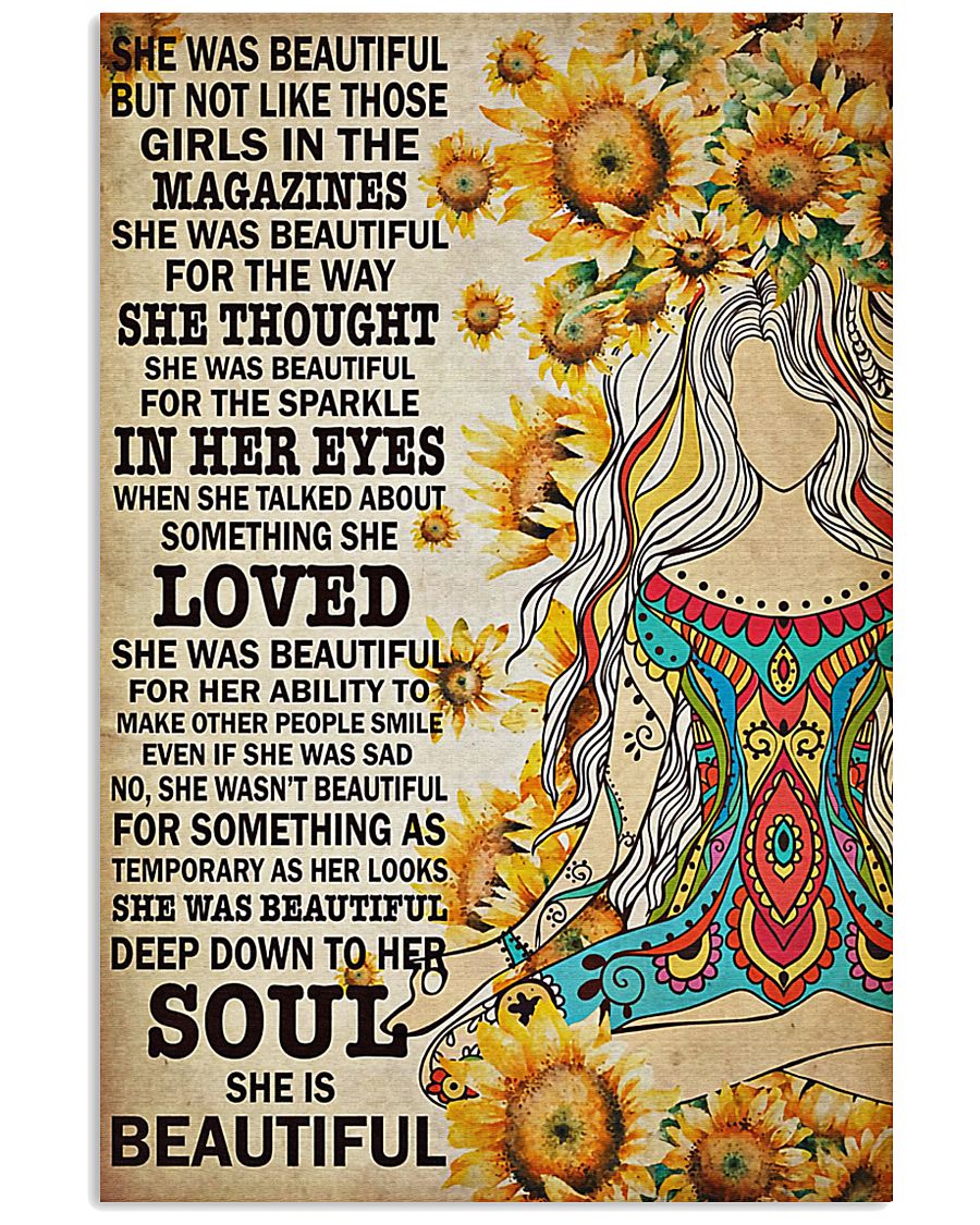 Yoga - She was beautiful 11x17 Poster