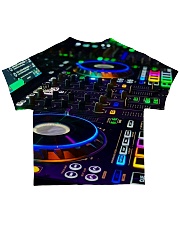 DJ Turntable All-over T-Shirt back