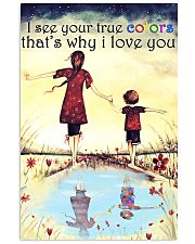 Autism I see your true colors 11x17 Poster front