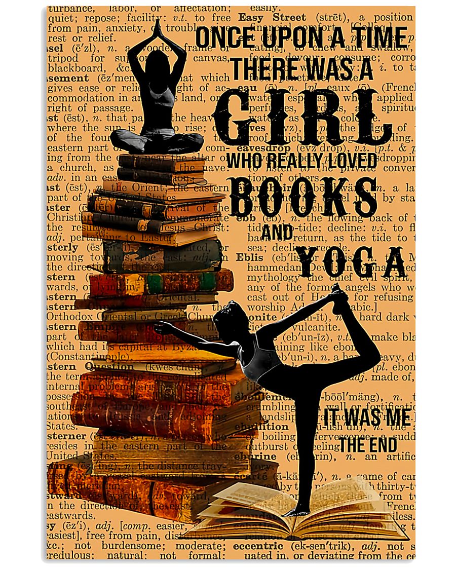 Yoga - I Love Books And Yoga 11x17 Poster