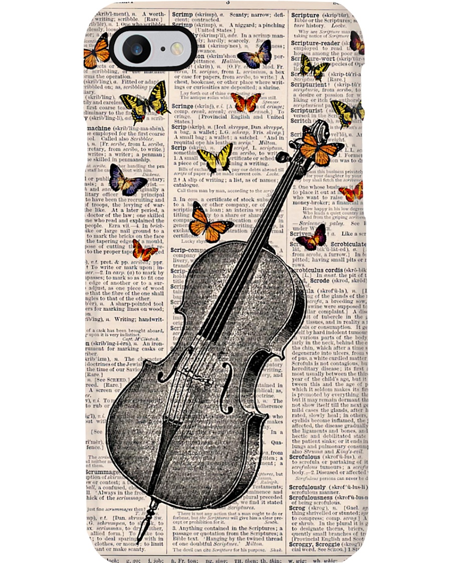 Cello Butterflies Phone Case