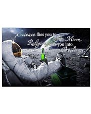 Science flies you to the moon 17x11 Poster front