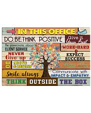 Social Worker think outside the box 17x11 Poster front