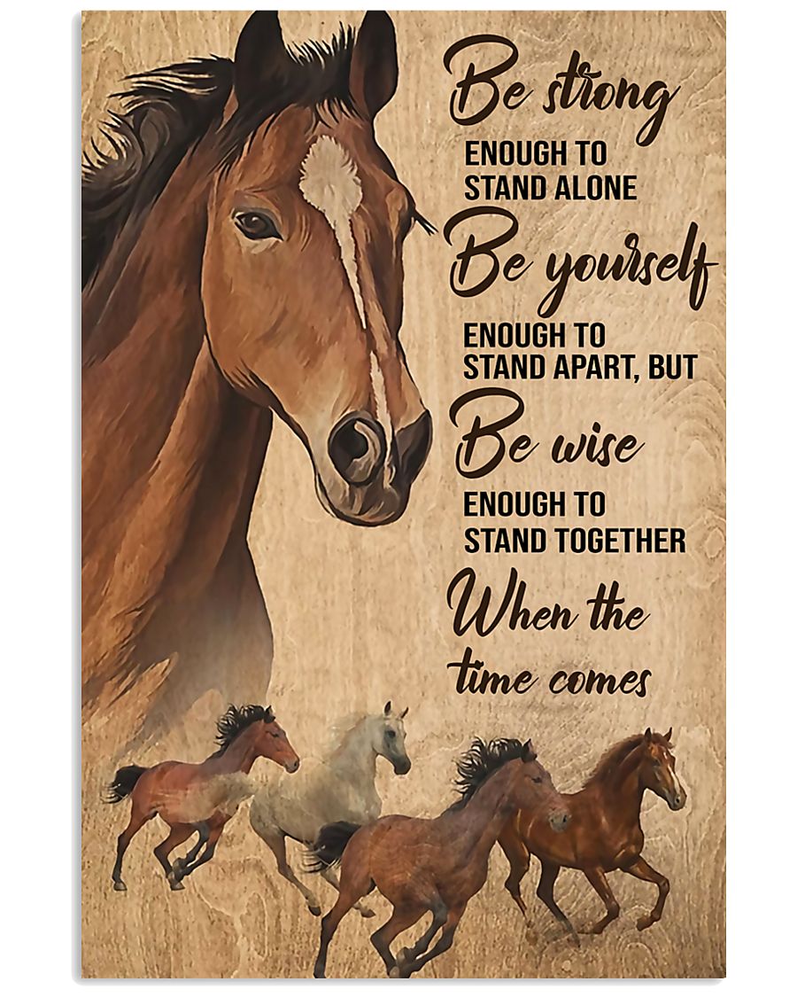 Horse Girl Be strong 11x17 Poster