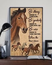 Horse Girl Be strong 11x17 Poster lifestyle-poster-2