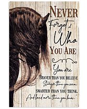 Horse Girl Never Forget Who You Are 11x17 Poster front