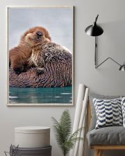Hugging Otters Poster 16x24 Poster lifestyle-poster-1