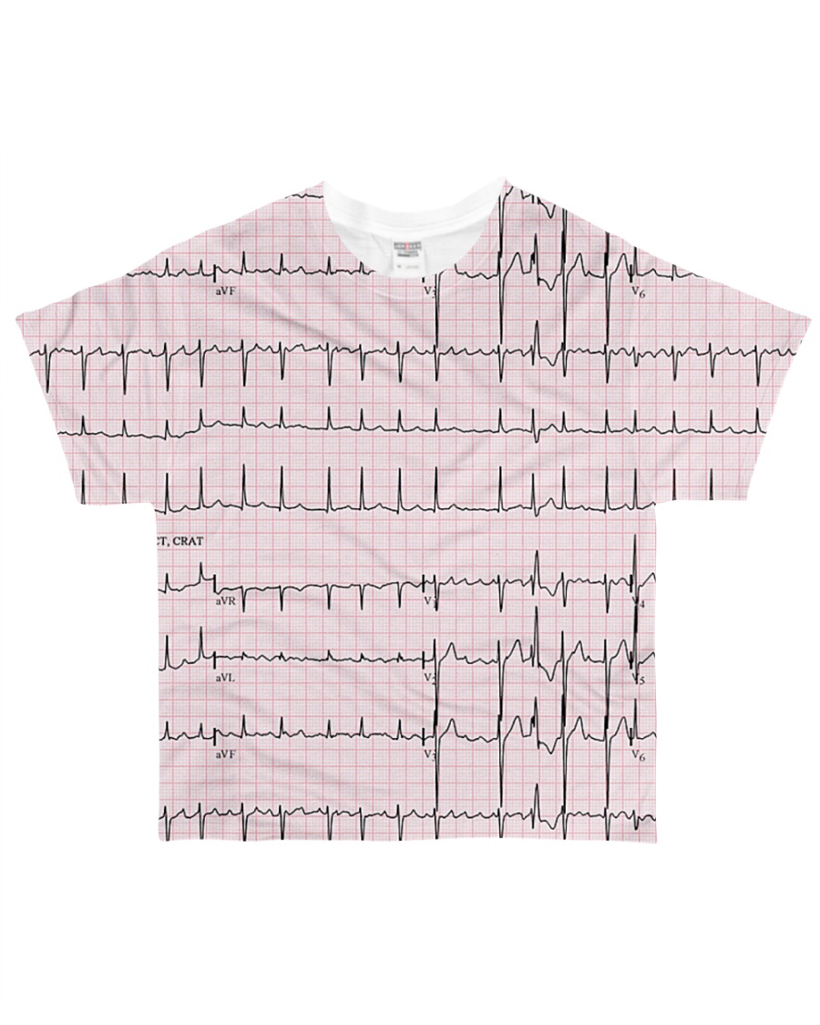 ECG Heartbeat Cardiologist All-over T-Shirt