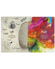 Teacher Left Right Brain 17x11 Poster front