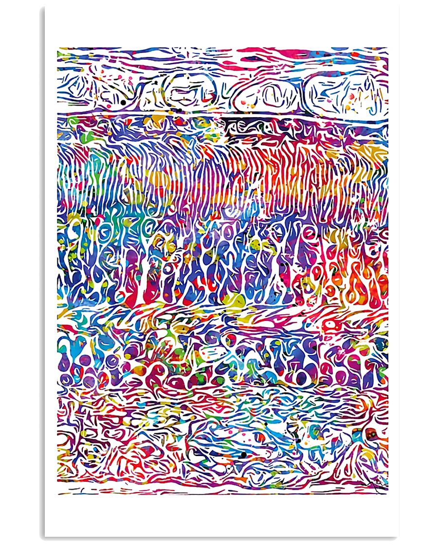 Optometrist Retina Layers Watercolor Human Eye 24x36 Poster