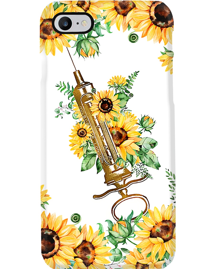 Surgical Technologist Sunflower Syringe Phone Case