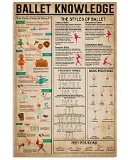 Ballet Knowledge 11x17 Poster front