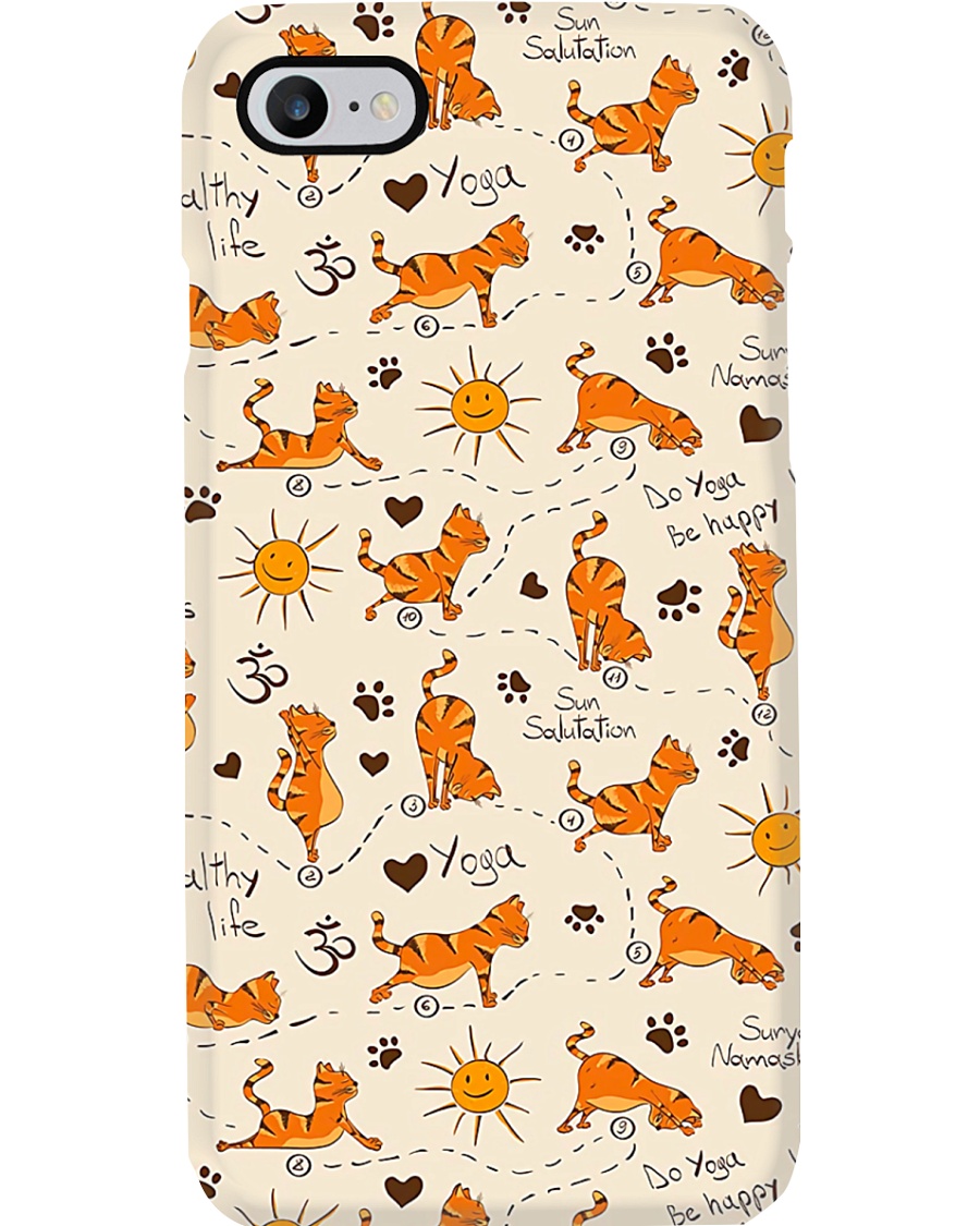 Yoga Cute Cat Phone Case
