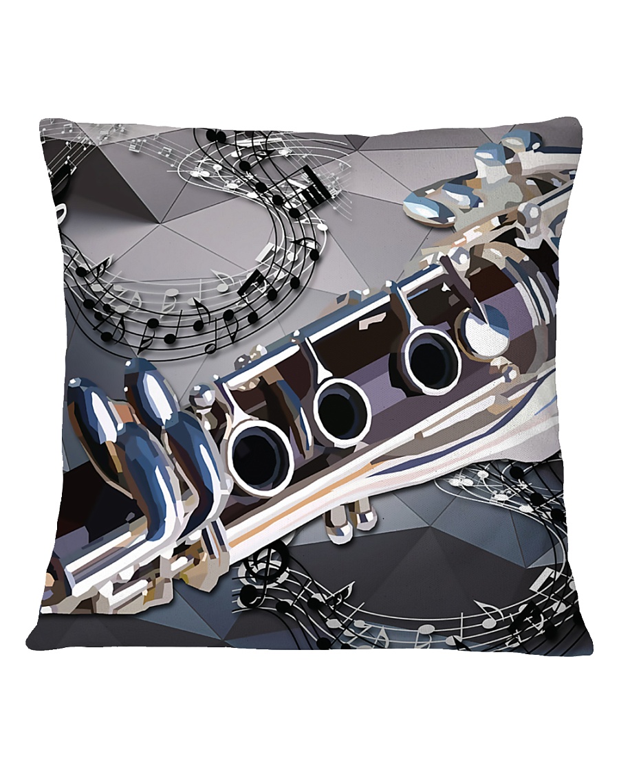 Clarinet Drawing Square Pillowcase