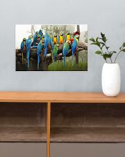 Blue Parrots 17x11 Poster poster-landscape-17x11-lifestyle-24