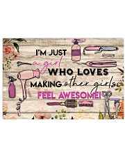 Hairdresser Love Making Other Girls Feel Awesome 17x11 Poster front