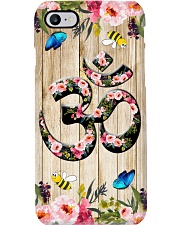 Yoga Floral Wood Om Meditation Phone Case i-phone-7-case