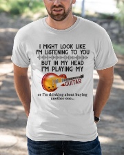 Guitar I'm Listening To You Classic T-Shirt apparel-classic-tshirt-lifestyle-front-50