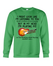 Guitar I'm Listening To You Crewneck Sweatshirt tile