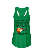 Guitar I'm Listening To You Ladies Flowy Tank tile