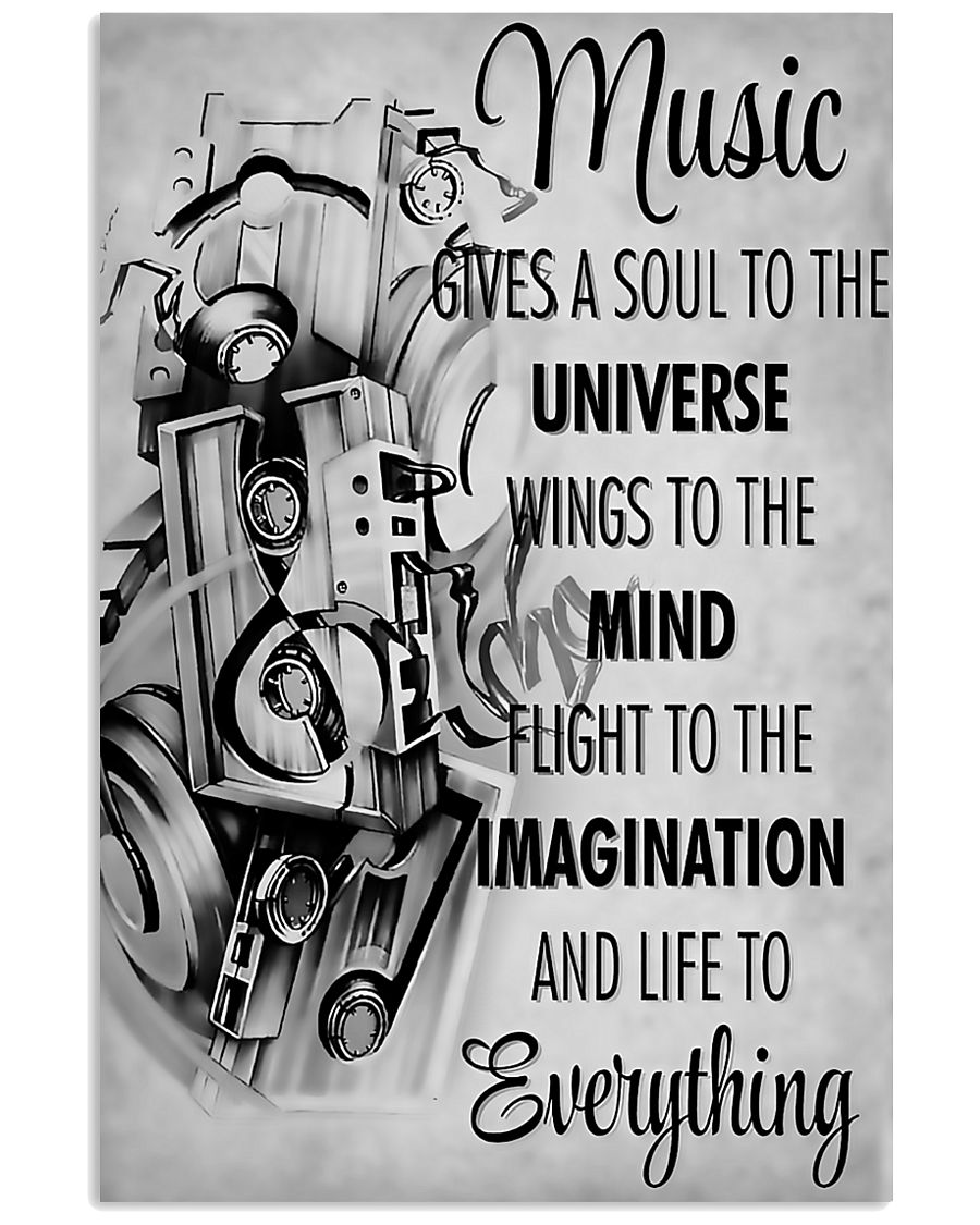 DJ Music gives a soul to the universe 11x17 Poster