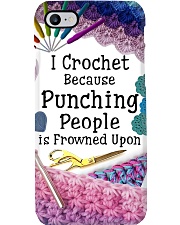 Crochet And Knitting Punching People Phone Case i-phone-7-case