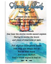 Massage Therapist Healing Hands 24x36 Poster front