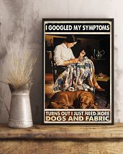 Sewing More Dogs And Fabric 11x17 Poster lifestyle-poster-3