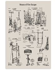 Firefighter Means of Fire Escape 16x24 Poster front