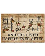 Hairstylist She Lived Happily Ever After 17x11 Poster front