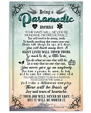 Being a paramedic means 11x17 Poster front