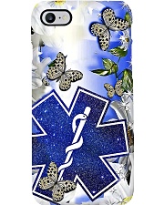 Flowery Paramedic Symbol Phone Case i-phone-7-case