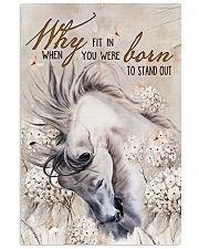 Horse Girl - Why fit in when you were born 11x17 Poster front