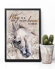 Horse Girl - Why fit in when you were born 11x17 Poster lifestyle-poster-8