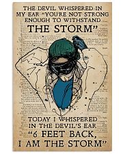 Respiratory Therapist I am the storm 11x17 Poster front