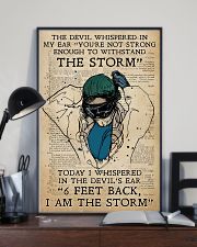 Respiratory Therapist I am the storm 11x17 Poster lifestyle-poster-2