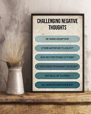 Social Worker Challenging Negative Thoughts 11x17 Poster lifestyle-poster-3