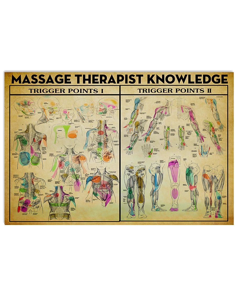 Massage Therapist Trigger Point 17x11 Poster