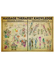 Massage Therapist Trigger Point 17x11 Poster front