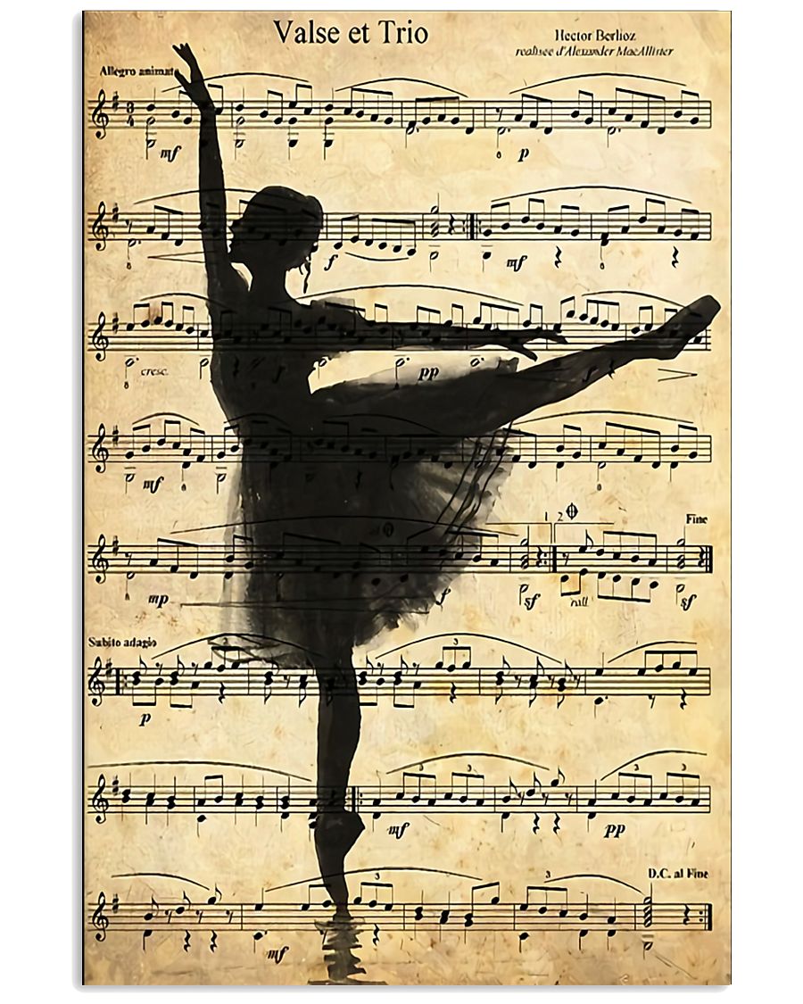 Ballet Ballerina Retro Vintage 11x17 Poster