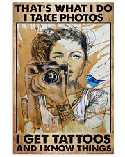 That's What I Do Photographer 11x17 Poster front
