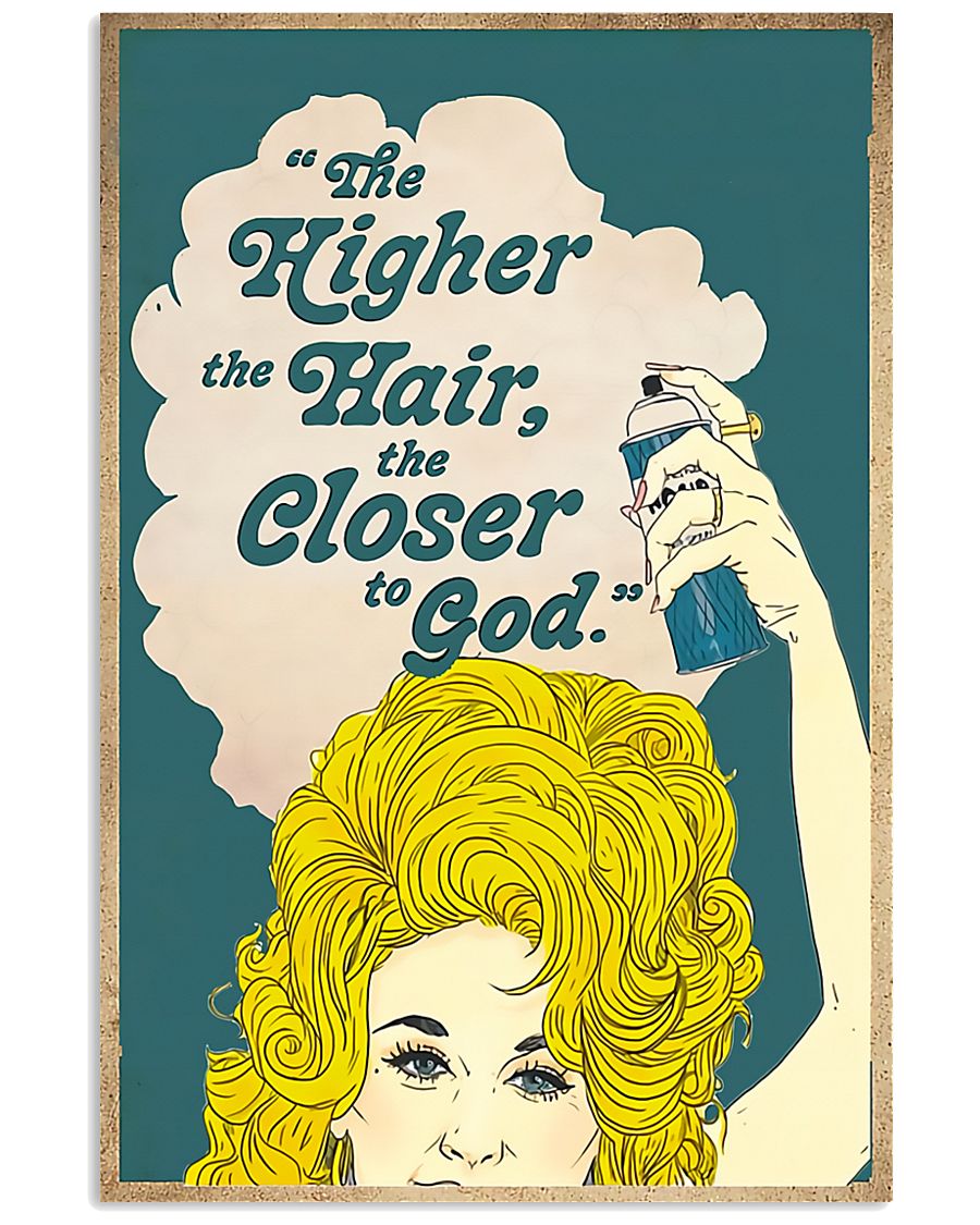 Higher Hair Hairdresser 11x17 Poster