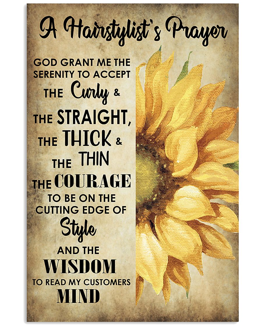 A Hairstylist's Prayer 11x17 Poster