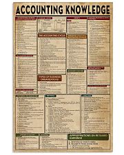 Accounting Knowledge 16x24 Poster front