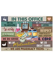 We are Pharmacy Techs Poster 17x11 Poster front