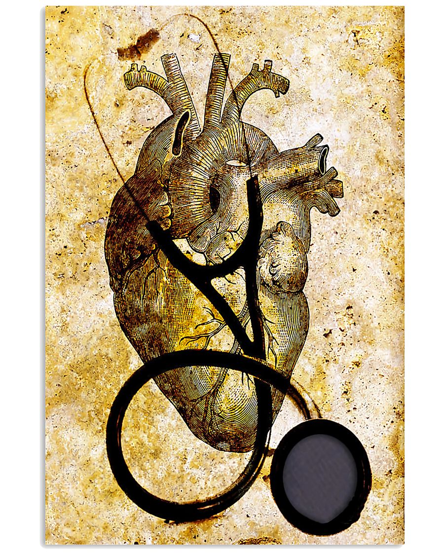 Cardiologist Heart And Stethoscope 11x17 Poster