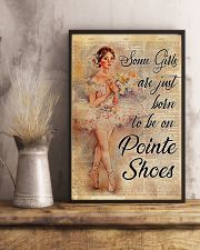 Ballet - Some girls are just born to be on pointe 11x17 Poster lifestyle-poster-3