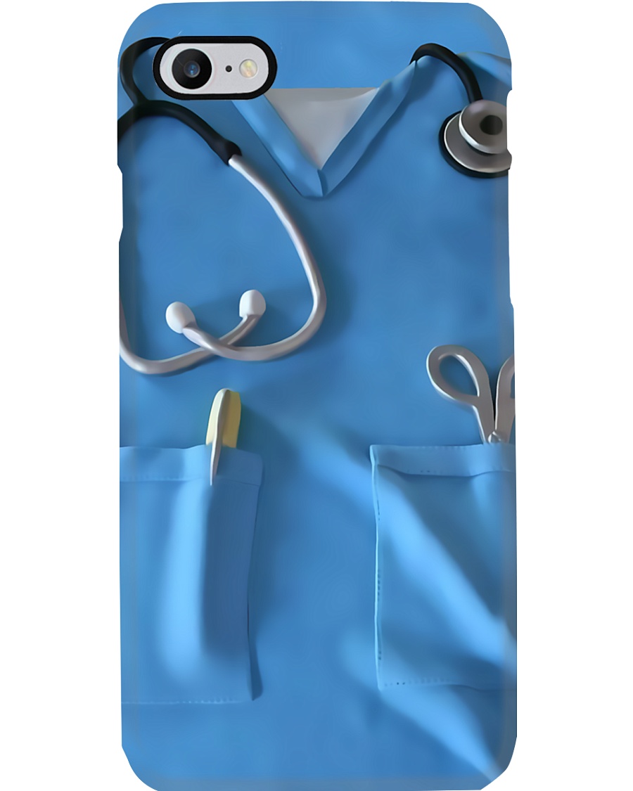 Respiratory Therapist Blue Scrubs Phone Case