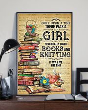 There Was A Girl Who Loved Books And Knitting 11x17 Poster lifestyle-poster-2