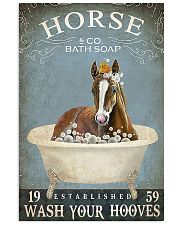 Horse Girl Horse Bath Soap Wash Your Hooves 11x17 Poster front